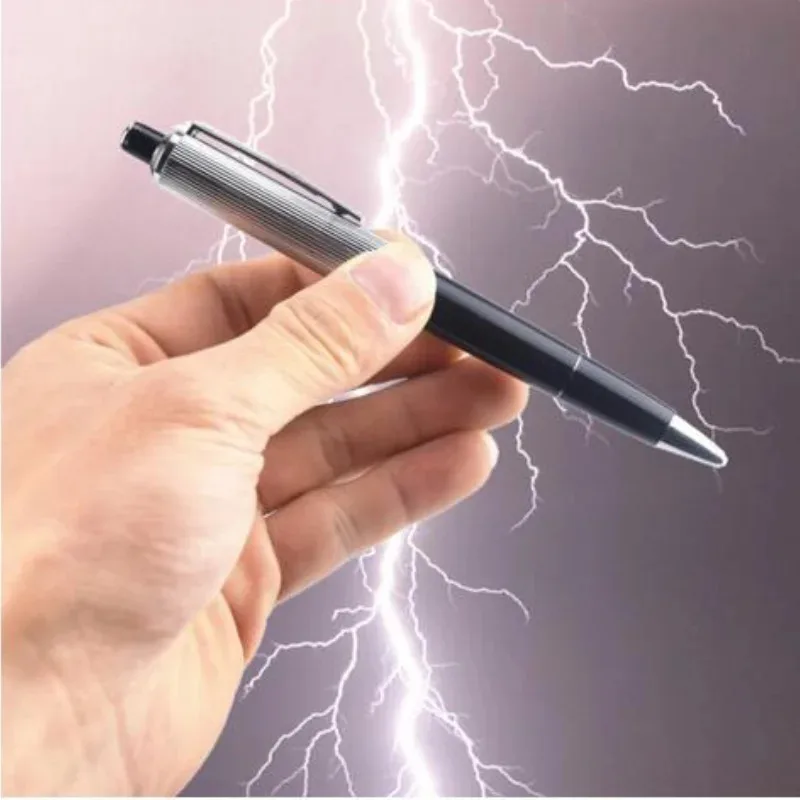 Shock Pen Prank Toy - 11L^1個入り クリエイティブ電気ショックペン おもちゃ ユーティリティガジェット ジョークグッズ 面白いいたずらグッズ