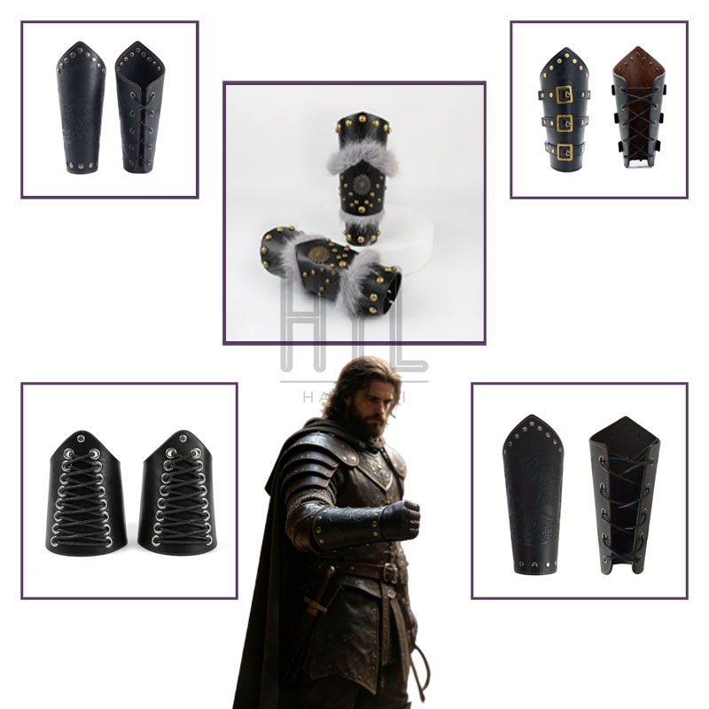 中世風スチームパンクレトロ、多層構造のPUレザー製、リベット - Costumes のレビューと価格