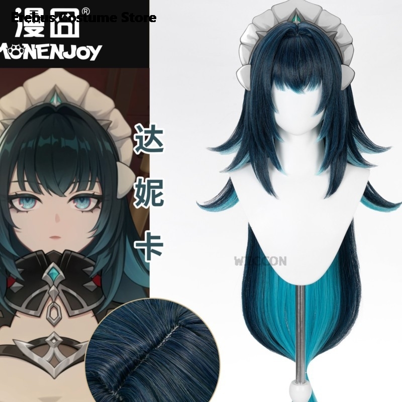 ハロウィーン、原神、ダニカのコスプレ用ウィッグ。アニメ風、女 - Anime Cosplay Wig Heat Resistant のレビューと価格
