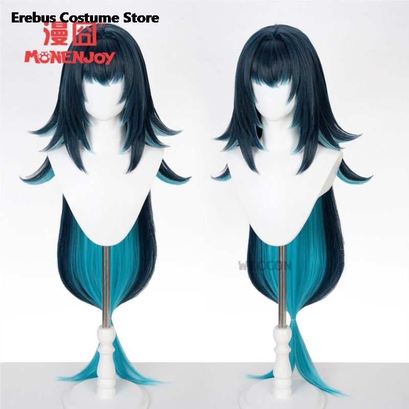 ハロウィーン、原神、ダニカのコスプレ用ウィッグ。アニメ風、女 - Anime Cosplay Wig Heat Resistant のレビューと価格