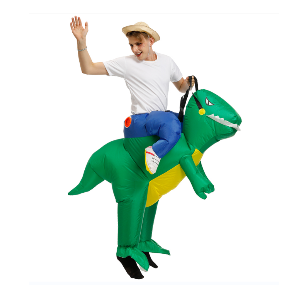 大人用恐竜の着ぐるみ、ハロウィンパーティー、カーニバル、誕生 - Inflatable Dinosaur Costume Adult のレビューと価格