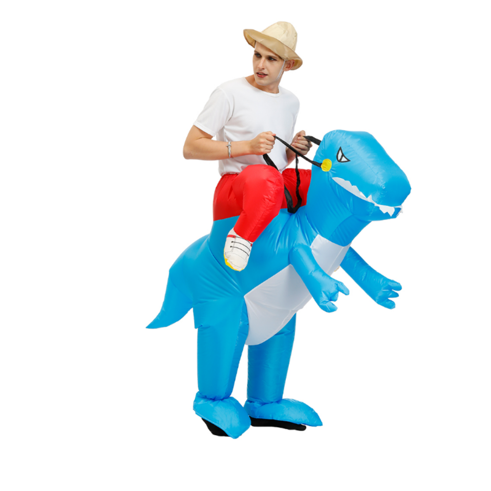 大人用恐竜の着ぐるみ、ハロウィンパーティー、カーニバル、誕生 - Inflatable Dinosaur Costume Adult のレビューと価格