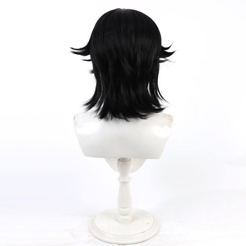 ベザリウス包帯コスプレウィッグ vtuber 黒ショートピン - Anime Cosplay Wig Heat Resistant のレビューと価格
