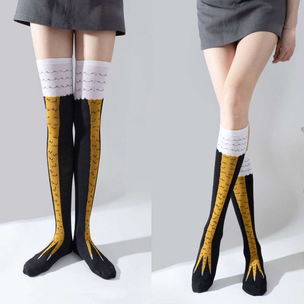 コットンチキンフットソックス,通気性ソックス,原宿ストリート - Funny Chicken Leg Socks のレビューと価格