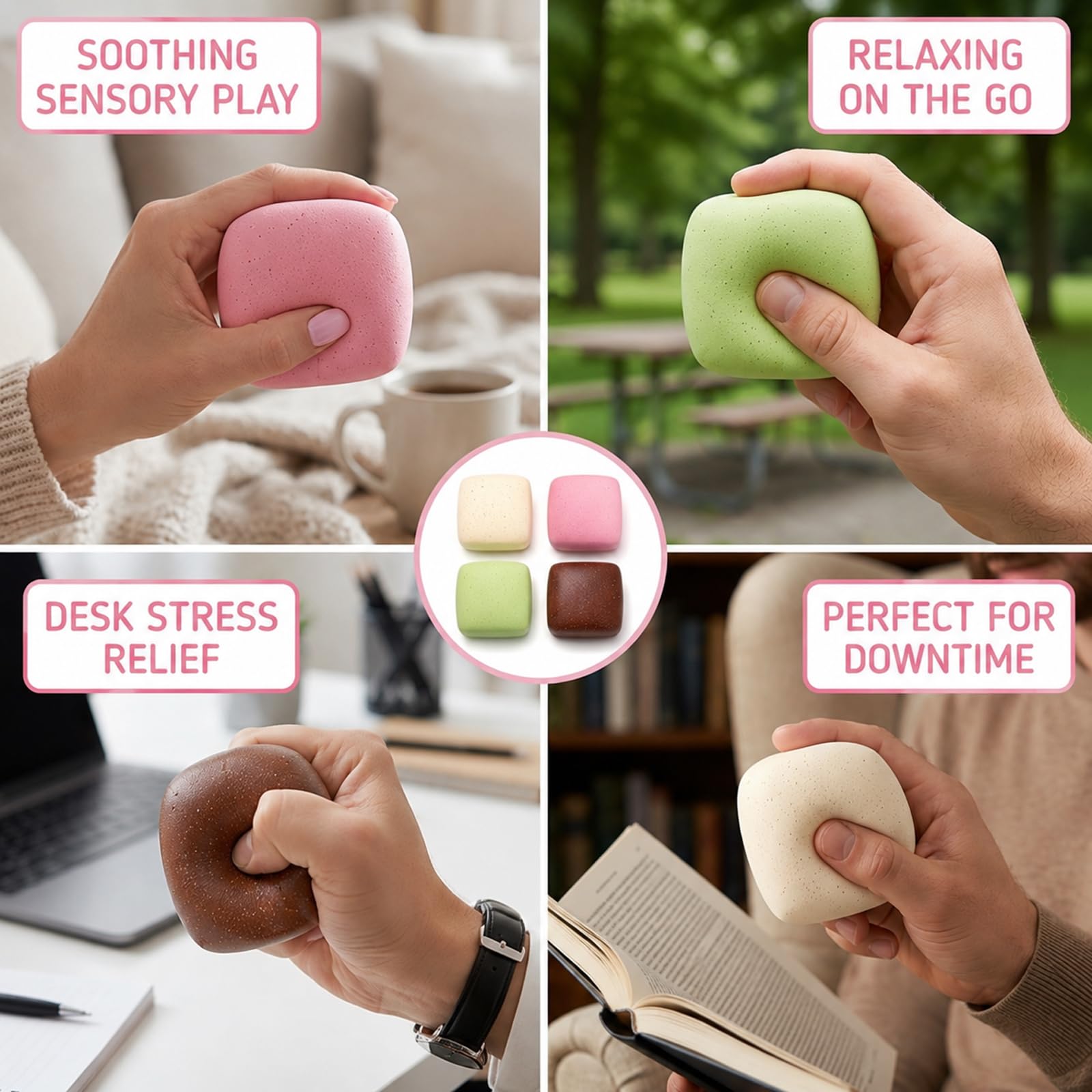 1個入りミニトースト型スローライジングスクイッシー、不安解消 - Novelty Gifts のレビューと価格