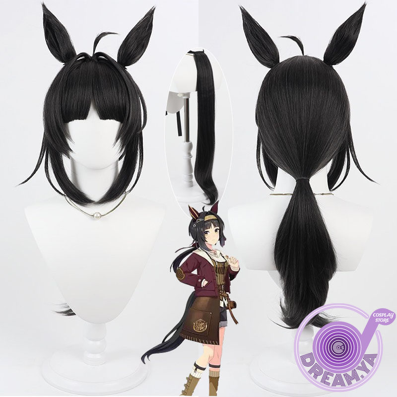 ロゴタイプ コスプレウィッグ ウマ娘 プリティーダービー ブ - Anime Cosplay Wig Heat Resistant のレビューと価格