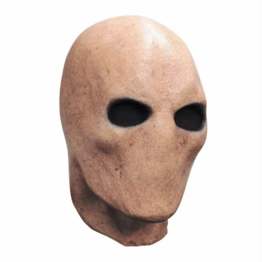 顔のない男のハロウィーン用スレンダーマンマスク。無毒素材を使 - Latex Alien Mask Realistic のレビューと価格